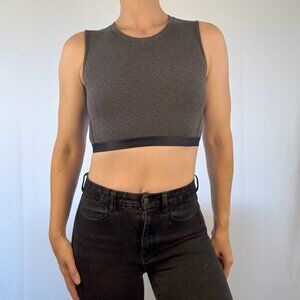 Lululemon Gray Crop Top